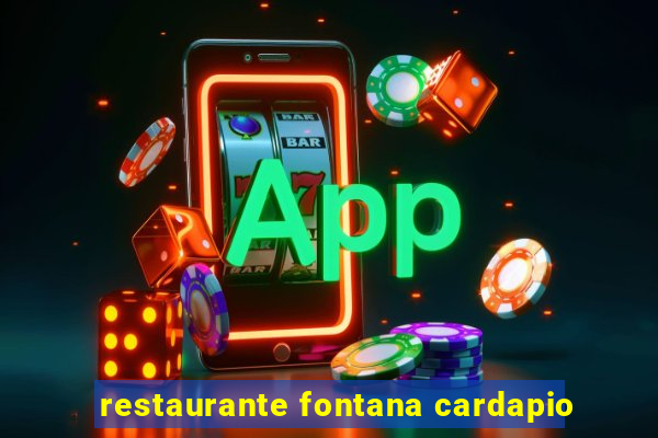 restaurante fontana cardapio